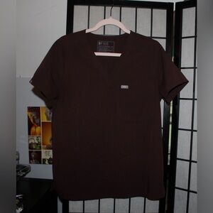 Figs Technical Collection Brown Jogger Set - Size Medium (Both top and bottom)